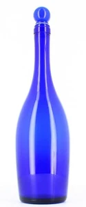 Swan Bottiglia in Vetro Blu Elegante per Acqua 750 ml con tappo a pressione - Foto 1 di 3
