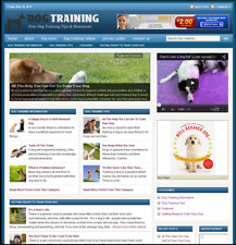 Make Money Dog Training - Affiliate Website For Sale - Free Installation