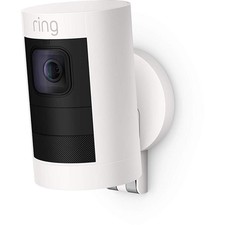 Ring Stick Up HD Security Camera with Two-Way Talk, Night Vision, White