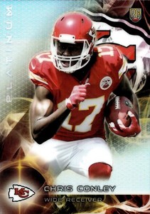 2015 Topps Platinum #128 Chris Conley RC Rookie XFractors