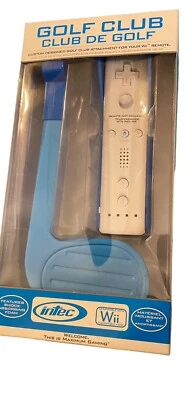 Nintendo Wii Blue Intec Golf Club Accessory New In Box Golf Video Game Accessory - Image 1 of 3