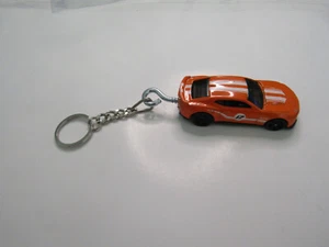 2017 2018 2019 CHEVROLET CAMARO ZL1 DIECAST MODEL TOY CAR KEYCHAIN ORANGE WHITE - Picture 1 of 2