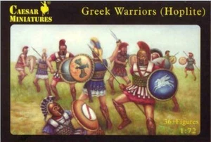 CAESAR MINIATURES 1/72 - H065 Greek Warriors (Hoplites) ANCIENT WORLD - LIMITED - Picture 1 of 1