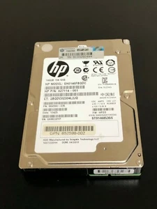 HPE 653950-001 EH0146FBQDC 146GB 15K RPM 2.5" SAS Hard Drive G8/G9 W/O TRAY - Picture 1 of 1