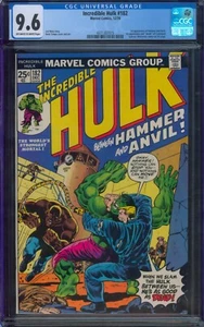 Incredible Hulk #182 🌟 CGC 9.6 🌟 1st Hammer and Anvil! Wolverine Marvel 1974 - Picture 1 of 2