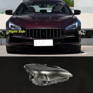 Right Side Front Headlamp Lens Cover+ Glue For Maserati Quattroporte 2018-2021 - Picture 1 of 8