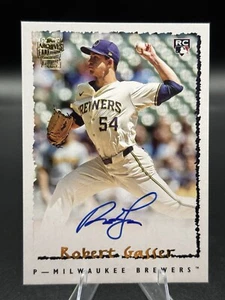 Robert Gasser 2024 Topps Archives RC fan preferiti Auto Milwaukee Brewers - Foto 1 di 2