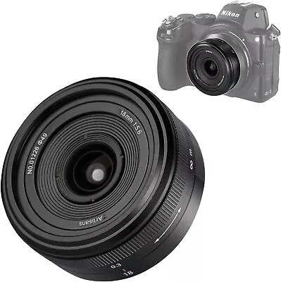 7artisans 18mm F5.6 Full Frame Wide Angle Pancake Lens for Nikon Z Mount Cameras - Image 1 of 4