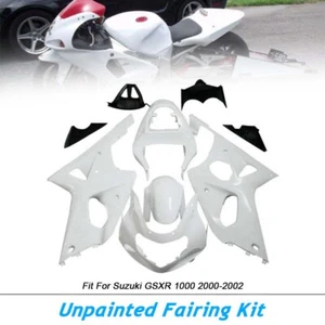 Bodywork Fairing Kit Unpainted Cowling New ABS Fit For Suzuki GSXR1000 2002 - Picture 1 of 7