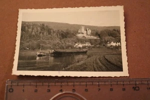 tolles altes Foto - Binnenfrachter  bei Neckargemuend 1940 ??? - Picture 1 of 4