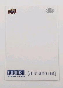 Marvel Allegiance 2022 UD Avengers vs X-Men Artist Sketch Card Blank 1/1 - Picture 1 of 3