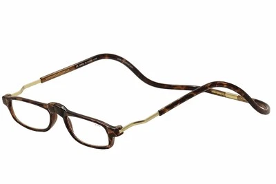 Clic Reader Eyeglasses City XXL Tortoise/Gold Full Rim Magnetic Reading Glasses - Image 1 of 4