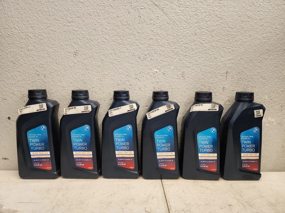 Aceite de motor x6 litros ORIGINAL BMW TWIN POWER TURBO (LL-01 FE) SAE 0W-30 GAS Foto 1 de 4