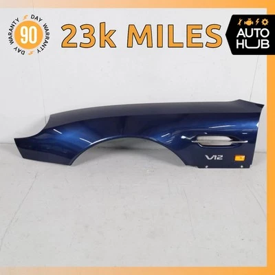 97-04 Aston Martin DB7 Vantage guardabarros delantero izquierdo lado del conductor azul OEM 23k Foto 1 de 4