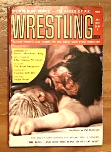 Sports Buff Series Wrestling Book 1974 PAPERBACK Wahoo, Mephisto, Kangaroos - Picture 1 of 6