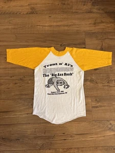 Vintage 90’s Fraternity Baseball Style Shirt PARTY Weezer Rare - Youth Medium - Bild 1 von 8