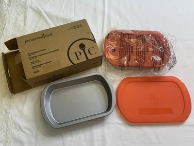 Pampered Chef 2 Freezer Storage Containers with Lids 100078 Quick Freeze NIB - Image 1 of 4