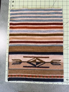 Pendleton Wool Blanket md. weight Fabric Remnant 16x12 F120 - Picture 1 of 3