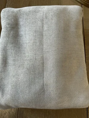 West Elm Worn Velvet Curtain 1 panel 48x108" Frost gray blackout - Image 1 of 3