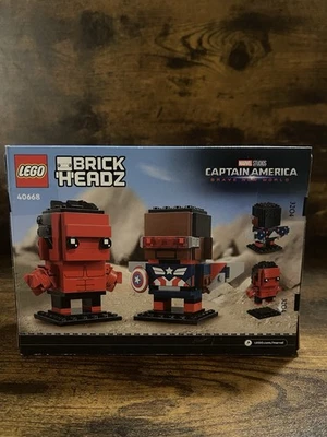 Lego 40668 Figuras Capitán América y Hulk Rojo - Brickheadz - Nuevo Sellado Foto 1 de 3