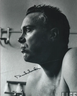 Duke Snider hand SIGNED Photo #1 COA Autographed MBL Baseball Duke of Flatbush - Image 1 of 2