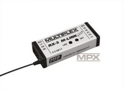 Multiplex / Hitec RC Empfänger RX5 MLINK 2,4 GHz / 55817 - Bild 1 von 2