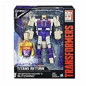 Transformers Titans Return V Class DECEPTICON HAZARD & BLITZWING Gift Robots New - Picture 1 of 5