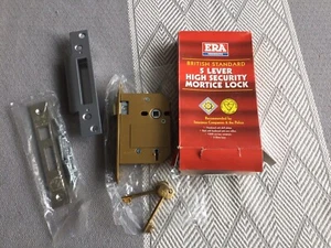 Era 5 lever mortice Sash deadlock 3 inch 76mm - Picture 1 of 4