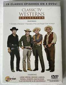 Clásico TV Weaterns Colección 4 Discos DVD Caja Set Bonanza/The Lone Ranger ¡NUEVO!! - Imagen 1 de 4