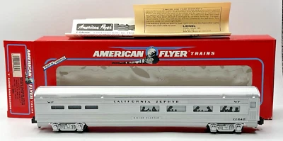 American Flyer S Gauge 48932 WP/CZ Silver Platter Dining Car - New in OB - Image 1 of 4