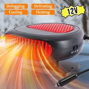 2025 New 12V Car Heater Defroster Demister Heating Fan Plug in Cigarette Lighter - Picture 1 of 17