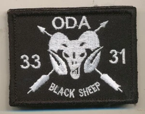 ODA 3331 Black Sheep US Army Special Forces patch Afghanistan made - Picture 1 of 1