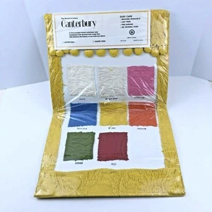 Vintage 1977 Carter Corporation Travelling Sales Sample Bedspread Canterbury - Picture 1 of 11