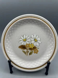 Vintage Color Stone Nikko Bread Side Plate Floral Daisy Design 6.5" Japan MCM - Picture 1 of 5