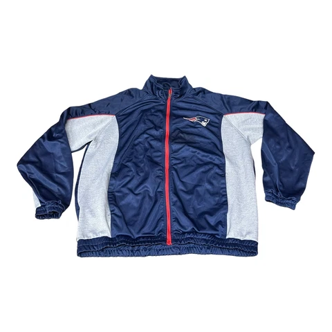 G-III NFL Sports New England Patriots Interval Full Zip Track Jacket Men’s XL Cover