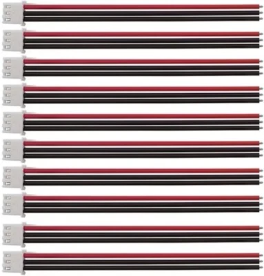 10pcs JST-XH 2S 7.4v LiPo Balance Plug Extension Cable Battery Charger Connec... - Image 1 of 4