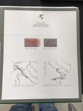 Filatelia Primi Francobolli Di Posta Aerea Italia 1917 Certificato Bolaffi