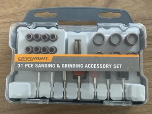 31 Piece Rotary Tool Sanding Drum & Grinding Accessory Set Dremel Polishing - Picture 1 of 3