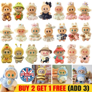 For 17cm Labubu Doll Clothes Fashion Clothes Jumpsuit Doll Clothes Skirts Hat - Picture 1 of 30