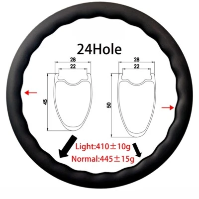 700C карбоновый обод шириной 28 мм 45 50 мм 55 60 мм глубокий диск V-образный тормоз бескамерные колеса - Изображение 1 из 4
