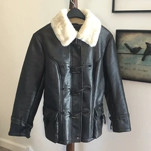 Chaqueta de invierno Montanaco para mujer M marrón cuello de piel sintética y forro hebillas con cremallera - Imagen 1 de 8