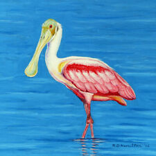 Betsy Drake Spoonbill Outdoor Wall Hanging 24x30