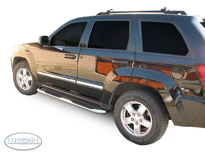 Trittbretter Schwellerrohre Für Jeep Grand Cherokee 2005-2011 ø 76mm V2A - Bild 1 von 4