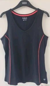 Nuevo con etiquetas Camiseta deportiva activa Ex Marks & Spencer que absorbe la humedad - Talla 14 - Imagen 1 de 7
