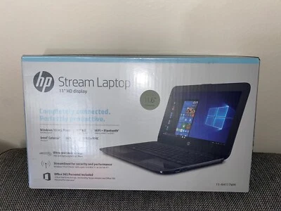 Brand New* HP 11-ah117wm Stream 11" HD  4GB 32GB eMMC Office 365 - Image 1 of 4