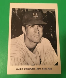 LARRY BURRIGHT VINTAGE 5x7 PHOTO NEW YORK METS B&W ORIGINAL PHOTO - Picture 1 of 1