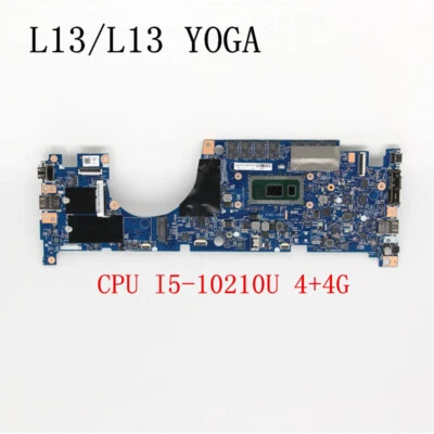 188334-1M For Lenovo L13/ L13 Yoga Motherboard CPU I5-10210U 4+4G FRU 5B20S72246 - Image 1 of 4