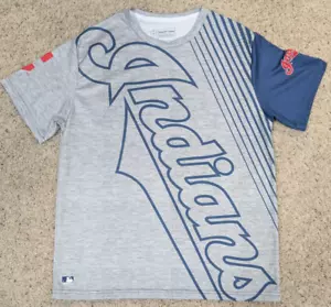 Cleveland Indians Shirt Mens Large MLB All Over Print Performance Guardians - Picture 1 of 10