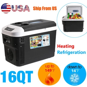 Portable Electric Cooler Warmer Truck Car Fridge Refrigerator Camp Mini Freezer⭐ - Picture 1 of 17