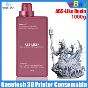 Geeetech ABS-Like Resin 405nm Resin 1000g Gray High Precision 3D Printing Resin - Picture 1 of 10